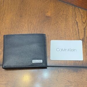 Calvin Klein Black Leather Wallet